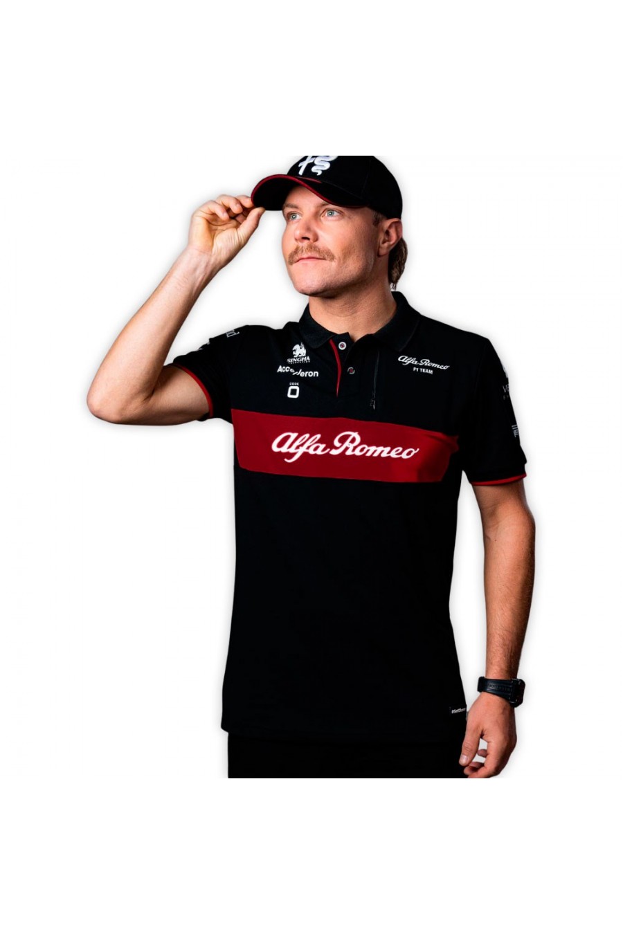 Comprar Polo Alfa Romeo F Disponible En Negro Hombre