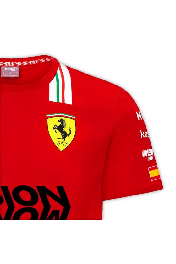 Camiseta Scuderia Ferrari F1 Carlos Sainz Sponsor