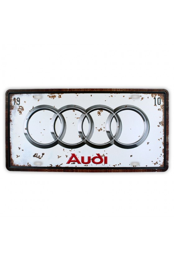 Placa de Matrícula Audi