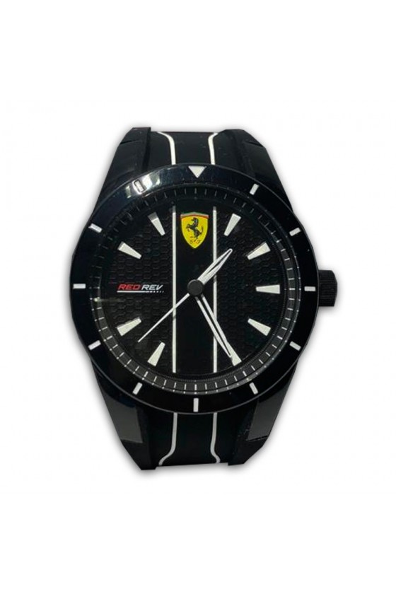 Reloj Scuderia Ferrari Red Rev Negro/Blanco