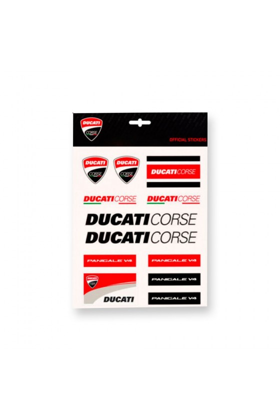 Pack Pegatinas Grandes Ducati Corse Ducati Lenovo Team - 1