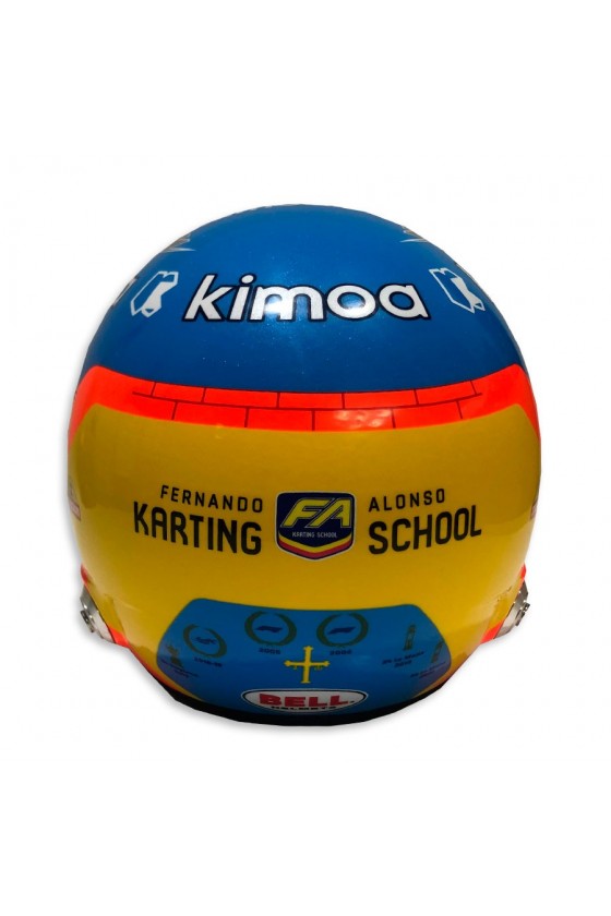 Casco Mini Helmet Escala 1:2 - Fernando Alonso Indy 2020