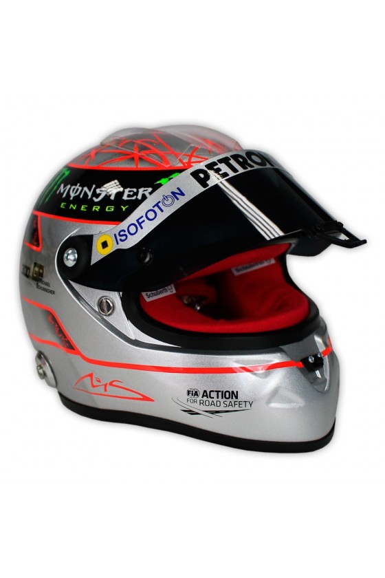 Réplica 1:2 Casco Mini Helmet Michael Schumacher 2012