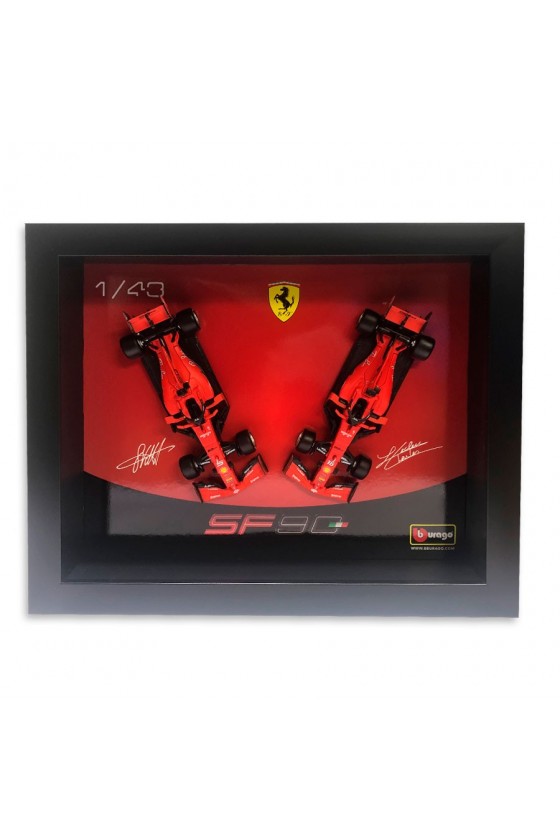 Marco Miniaturas 1:43 Coches Scuderia Ferrari SF90 2019 'Vettel y Leclerc'