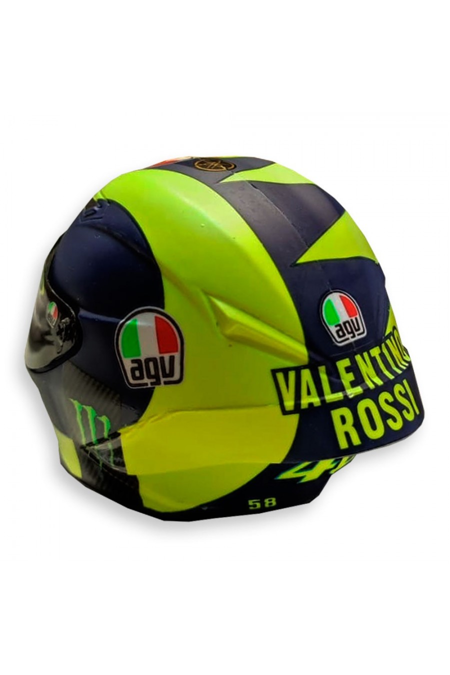 Decimal Desviar Polo Comprar Réplica 1:5 Casco Valentino Rossi 'Yamaha 2018'. Disponible en azul,