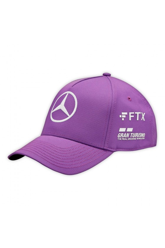 Gorra Mercedes AMG F1 Lewis Hamilton 2022 Púrpura