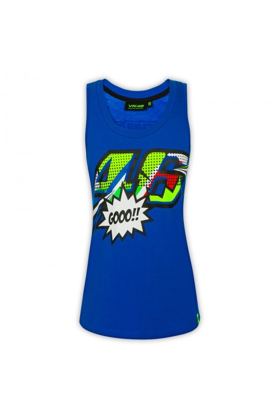 Camiseta Tirantes Mujer Valentino Rossi 46 Azul Valentino Rossi - 46 - 4