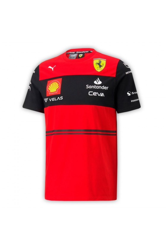 Camiseta Scuderia Ferrari F1 2022 Sponsor