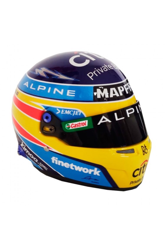 Casco Mini Helmet Escala 1:2 2021 - Fernando Alonso