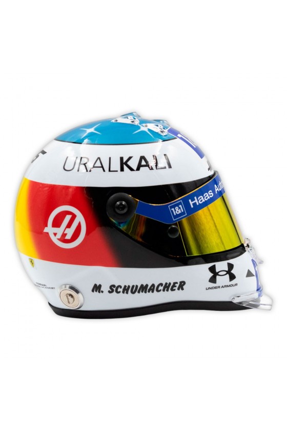Casco Mini Helmet Escala 1:2 Mick Schumacher 'Haas F1 2021' GP Spa