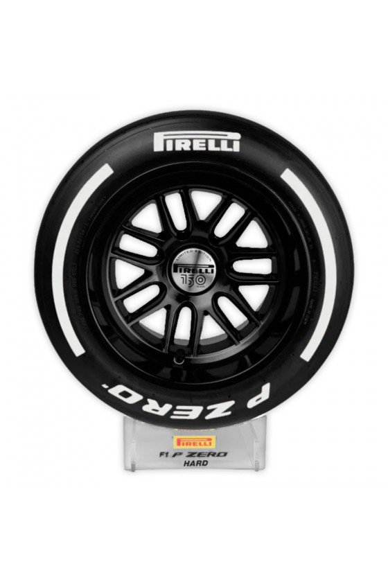Miniatura 1:2 Neumático Pirelli F1 Duro 2022