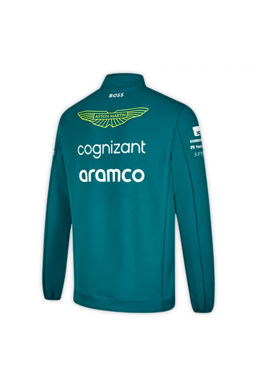 Comprar Chaqueta Híbrida Aston Martin F1. Disponible en verde, hombre