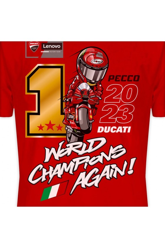 Camiseta Francesco Bagnaia World Champion 2023