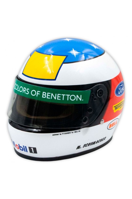 Casco Mini Helmet 1:2 Michael Schumacher 'Benetton 1992' Spa GP