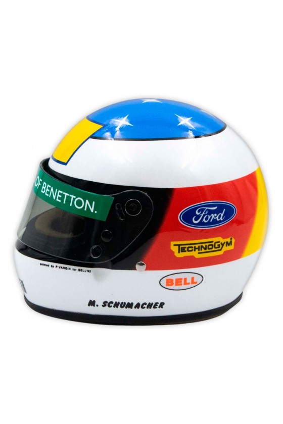 Casco Mini Helmet 1:2 Michael Schumacher 'Benetton 1992' Spa GP