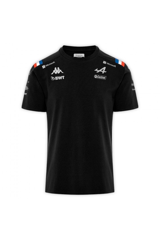 Camiseta Alpine F1 Negro