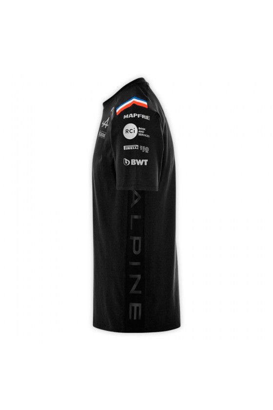 Camiseta Alpine F1 Negro