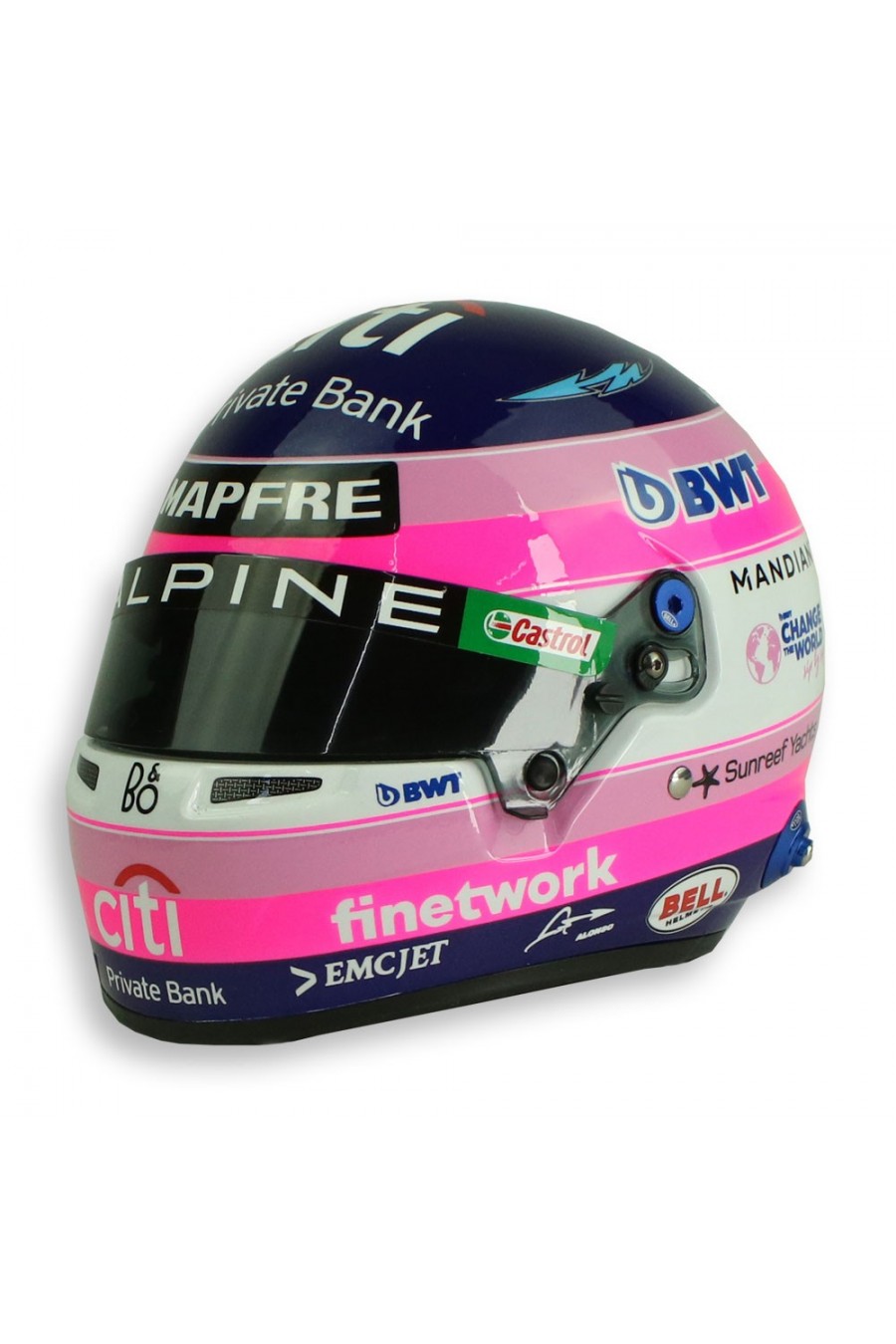 Casco Mini Helmet 1:2 Fernando Alonso 'Alpine 2022'