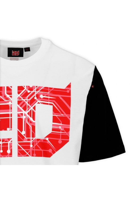 Camiseta Fabio Quartararo 20 Cyber Blanco