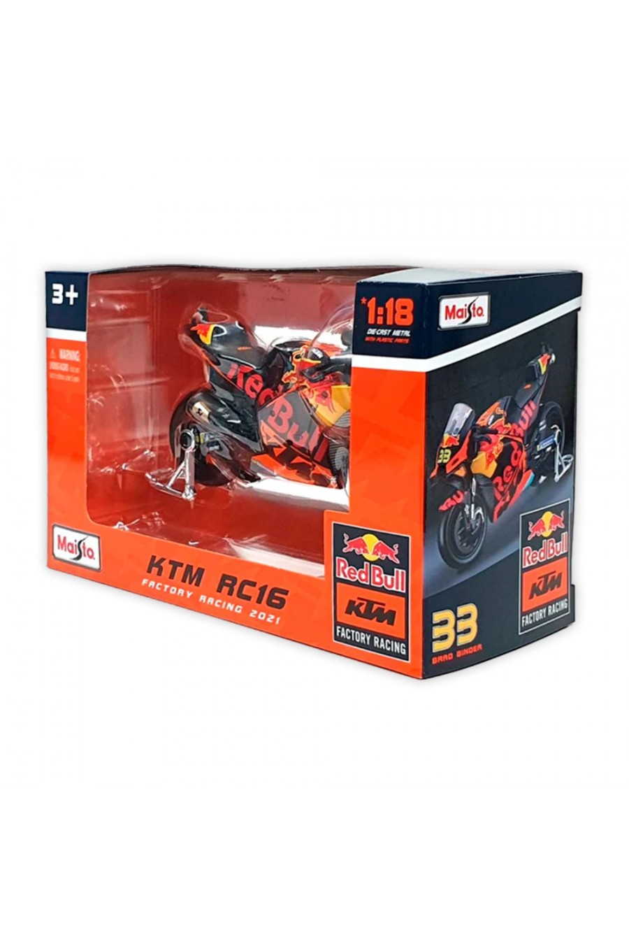 Miniatura 1:18 Moto Red Bull KTM MotoGP 2021 'Brad Binder'