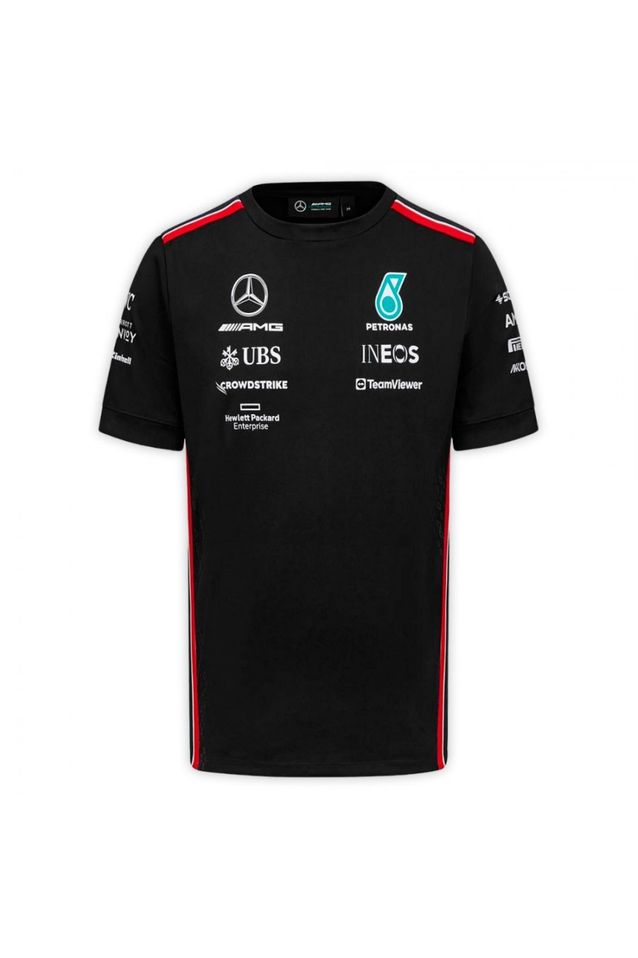Camiseta Mercedes F1 Negra Camiseta Mercedes F1 Negra