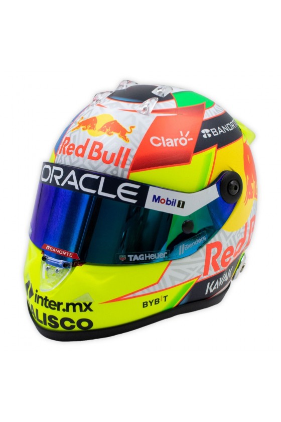 Casco Mini Helmet 1:2 Sergio Pérez 'Red Bull 2023'