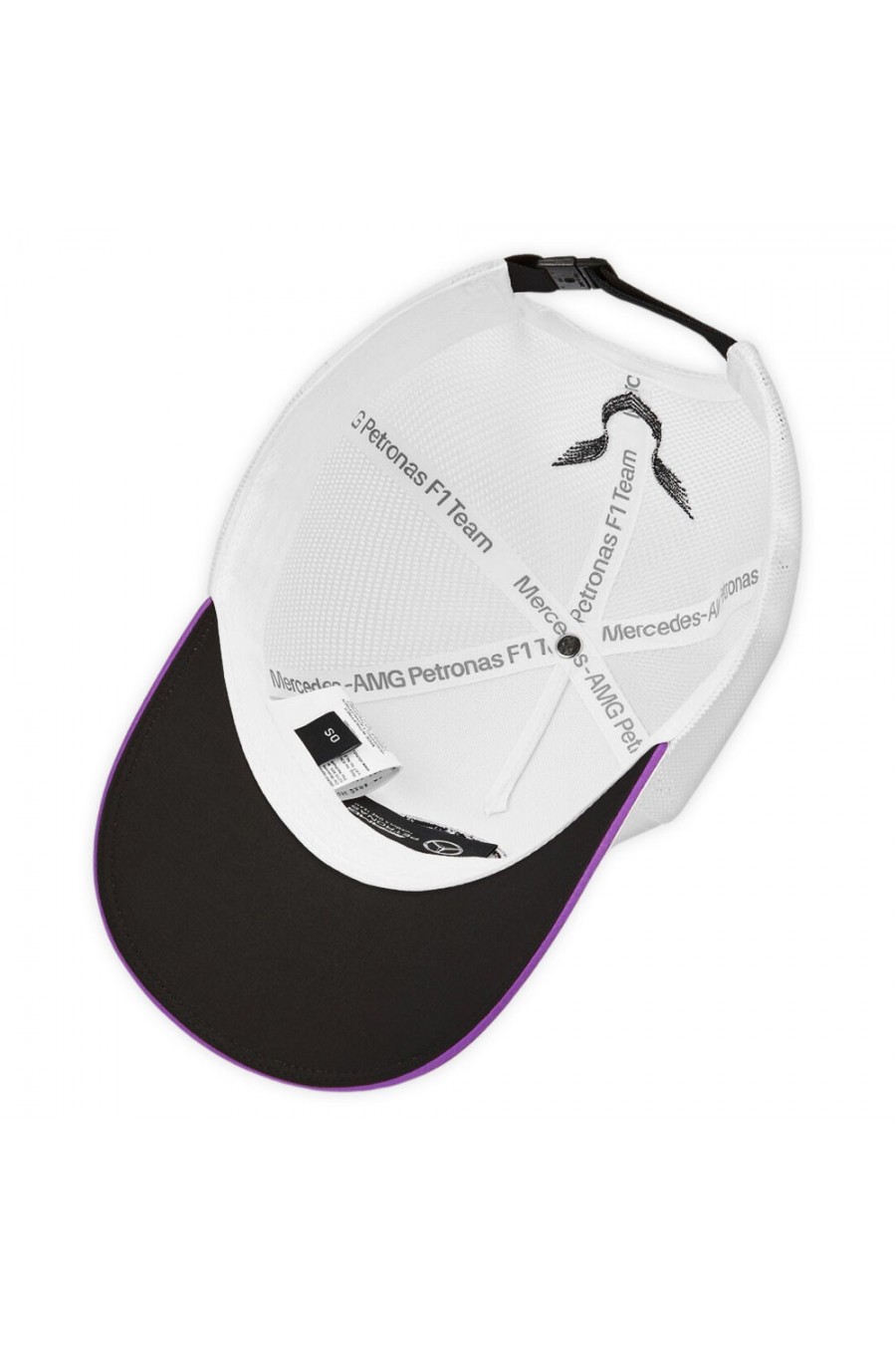 Gorra Lewis Hamilton Mercedes F1 Blanca