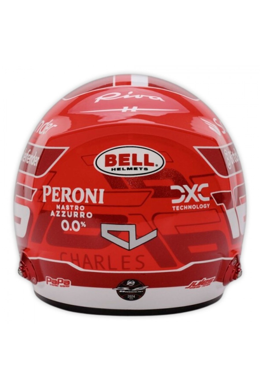 Casco Mini Helmet 1:2 Charles Leclerc 'Ferrari 2024'
