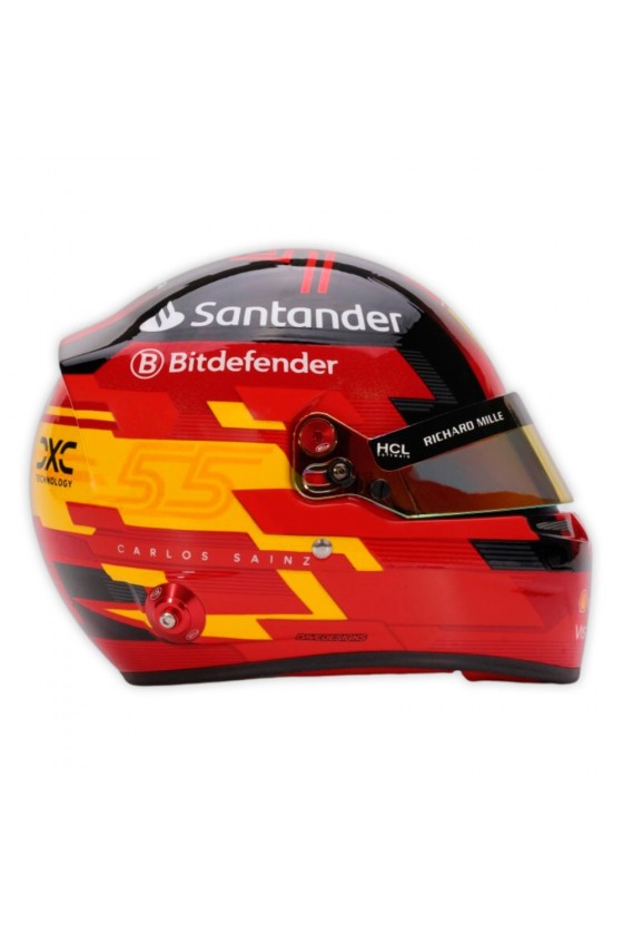 Casco Mini Helmet 1:2 Carlos Sainz 'Ferrari 2024'