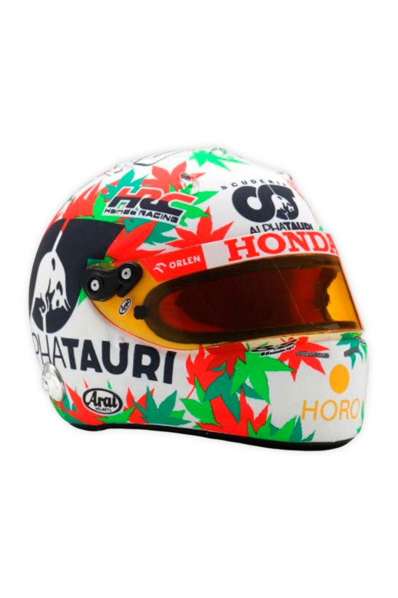 Casco Mini Helmet 1:5 Yuki Tsunoda 'AlphaTauri 2023' GP Italia