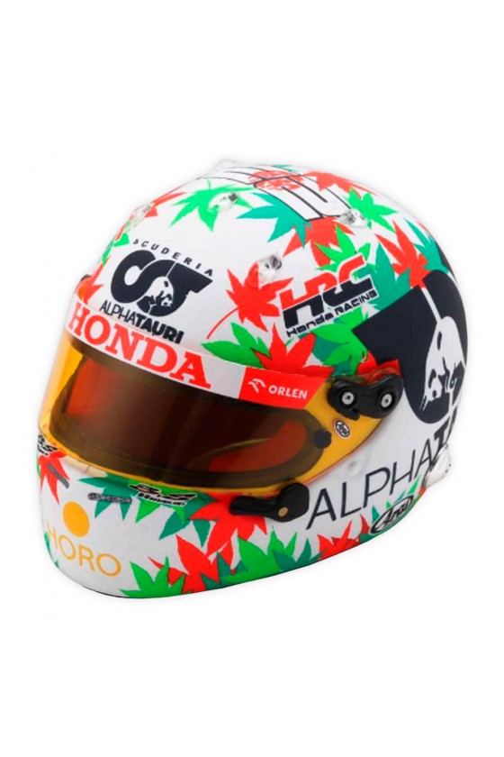 Casco Mini Helmet 1:5 Yuki Tsunoda 'AlphaTauri 2023' GP Italia