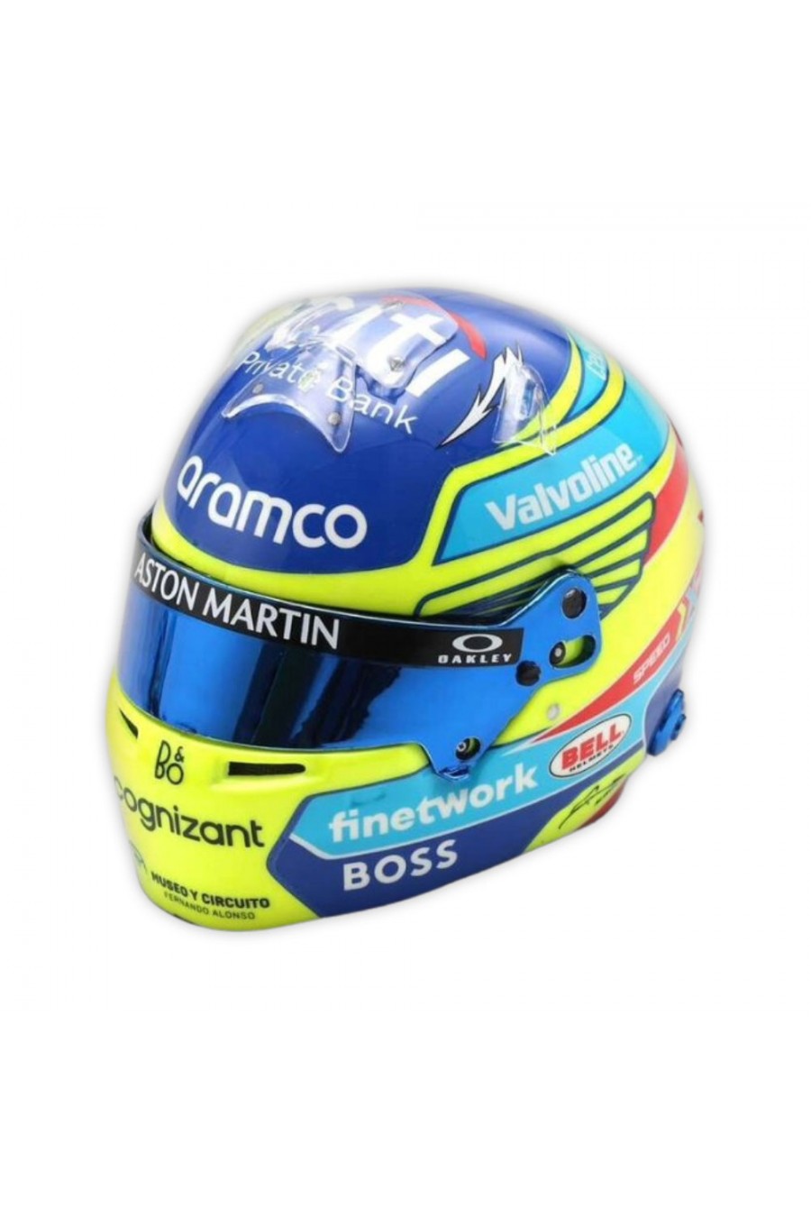 Casco Mini Helmet 1:5 Fernando Alonso 'Aston Martin 2024' Casco Mini Helmet 1:5 Fernando Alonso 'Aston Martin 2024'