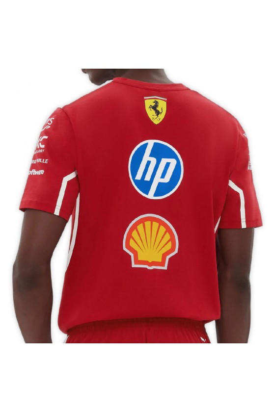 Camiseta Charles Leclerc Ferrari F1 2025