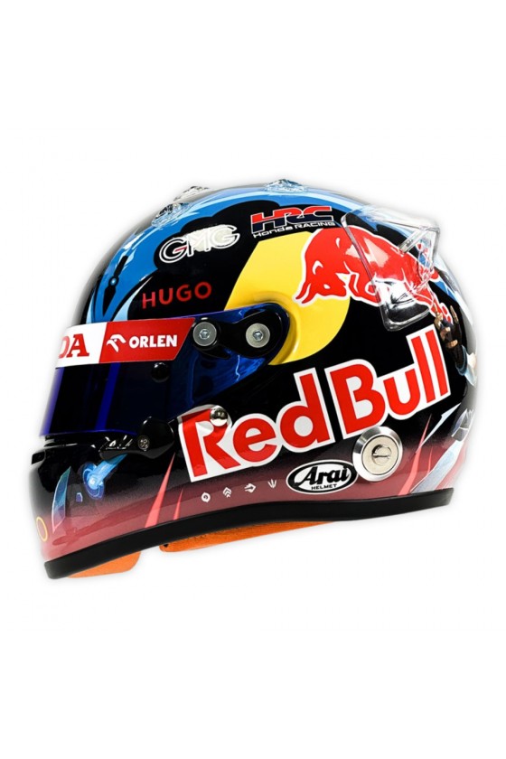 Casco Mini Helmet 1:2 Yuki Tsunoda 'RB F1 Team 2024' GP Spa