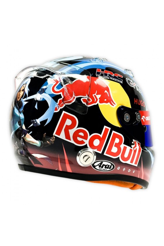 Casco Mini Helmet 1:2 Yuki Tsunoda 'RB F1 Team 2024' GP Spa