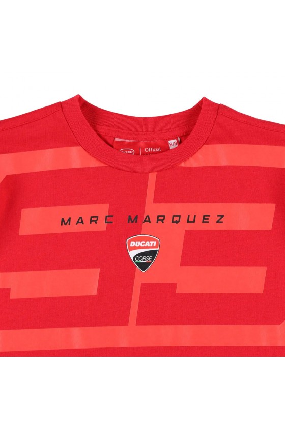 Camiseta Infantil Marc Márquez 93 Ducati Logo