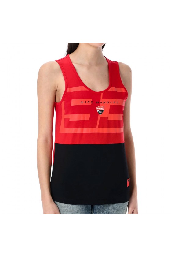Camiseta Mujer Marc Márquez 93 Ducati Logo