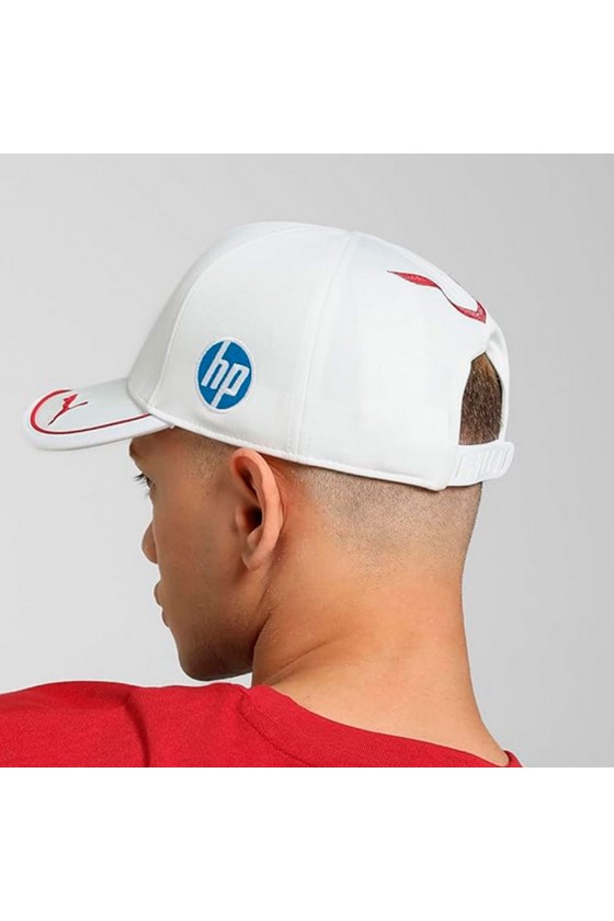 Gorra Lewis Hamilton Ferrari F1 2025 Blanca