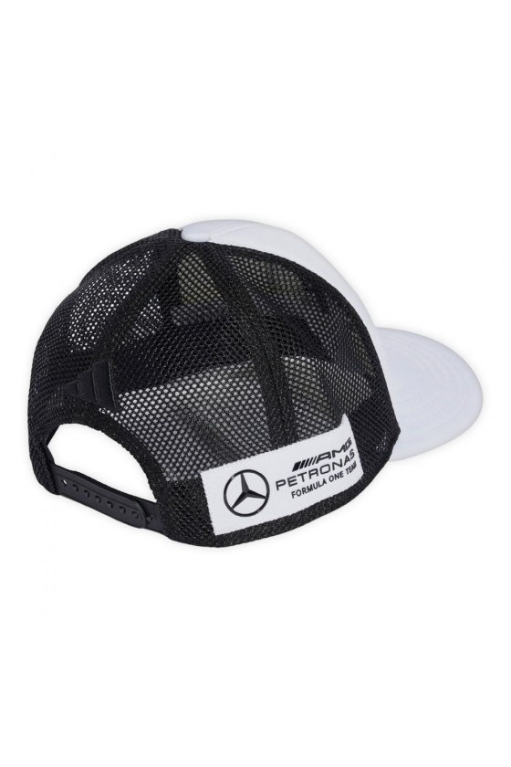 Gorra Mercedes F1 2025 Blanca Trucker
