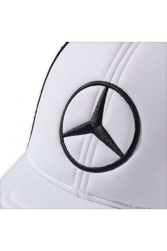 Gorra Mercedes F1 2025 Blanca Trucker