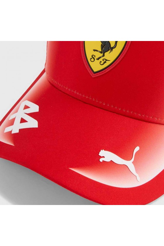 Gorra Lewis Hamilton Trucker Infantil Ferrari F1 2026 Roja