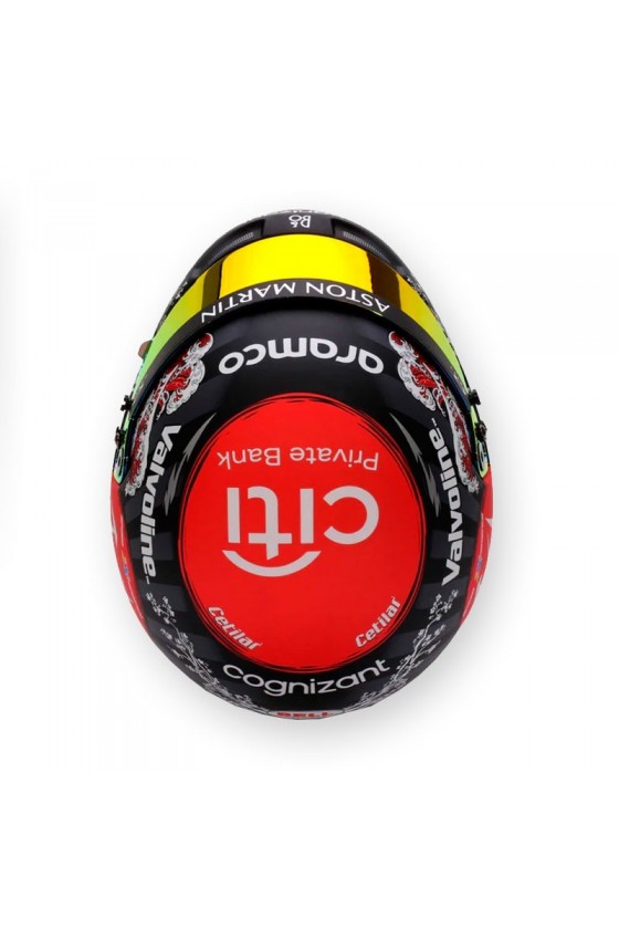 Casco Mini Helmet 1:2 Fernando Alonso 'Aston Martin 2024' GP Japón