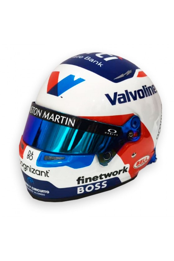 Casco Mini Helmet 1:2 Fernando Alonso 'Monaco 2024'