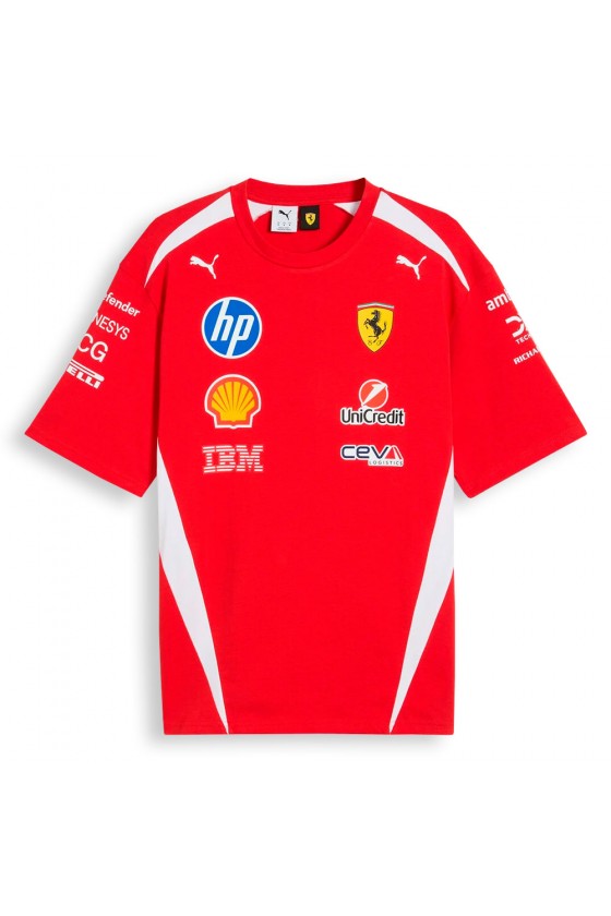 Camiseta Oficial Scuderia Ferrari F1 2026 - Pilotos