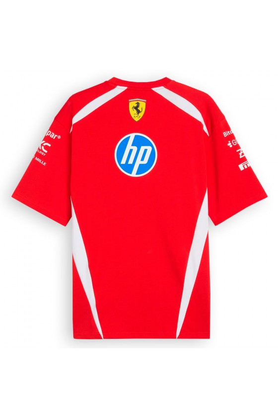 Camiseta Oficial Scuderia Ferrari F1 2026 - Pilotos (Leclerc/Hamilton)
