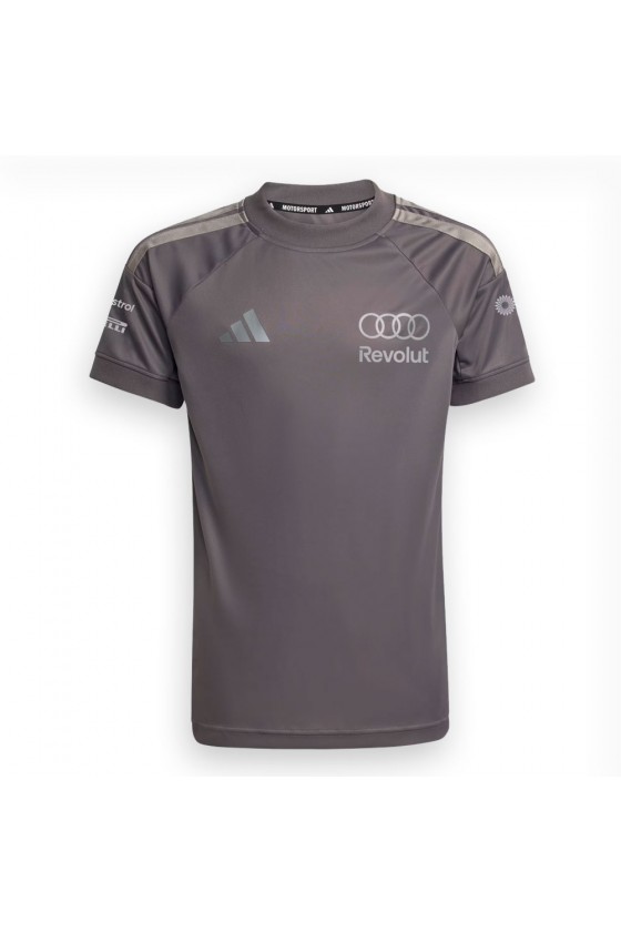 Audi F1 Team – Camiseta Oficial 2026 – 'Slate Grey' Logos