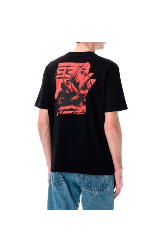 Camiseta Marc Márquez 93 Look Black negra