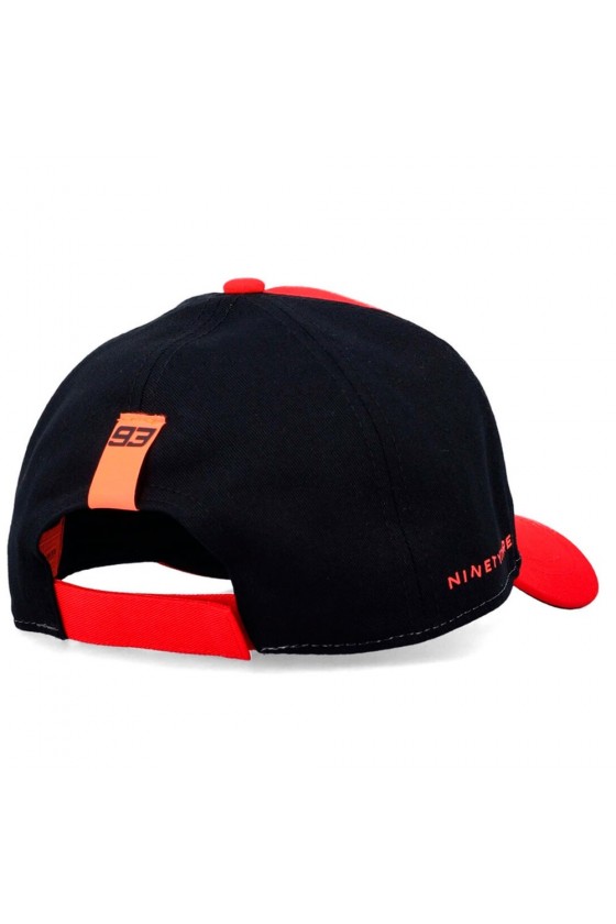 Gorra infantil con parche Ducati Marc Marquez Baseball 93 en negro y rojo
