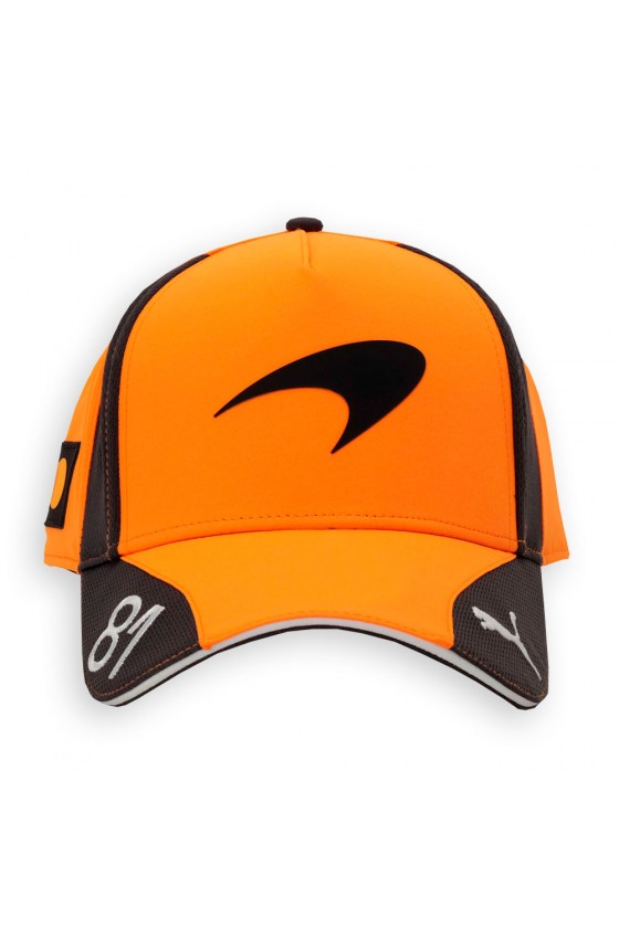 Gorra McLaren F1 Oscar Piastri 2026 papaya