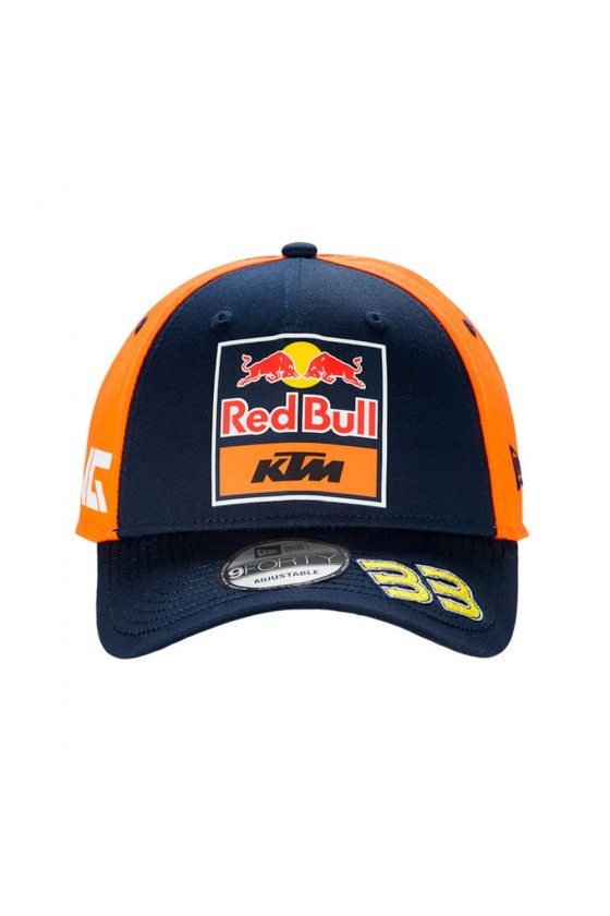 Gorra New Era Red Bull KTM Racing Team MotoGP Brad Binder 9FORTY Snapback
